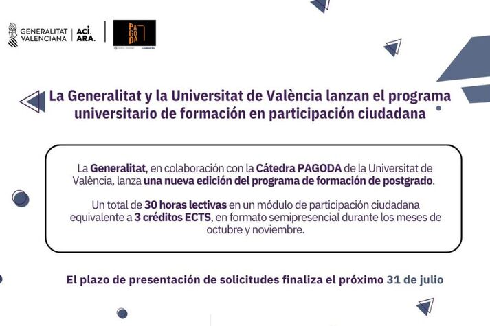 Programa universitario de formación en participación ciudadana