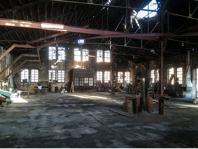 Vista de l'interior del Taller dels Canets