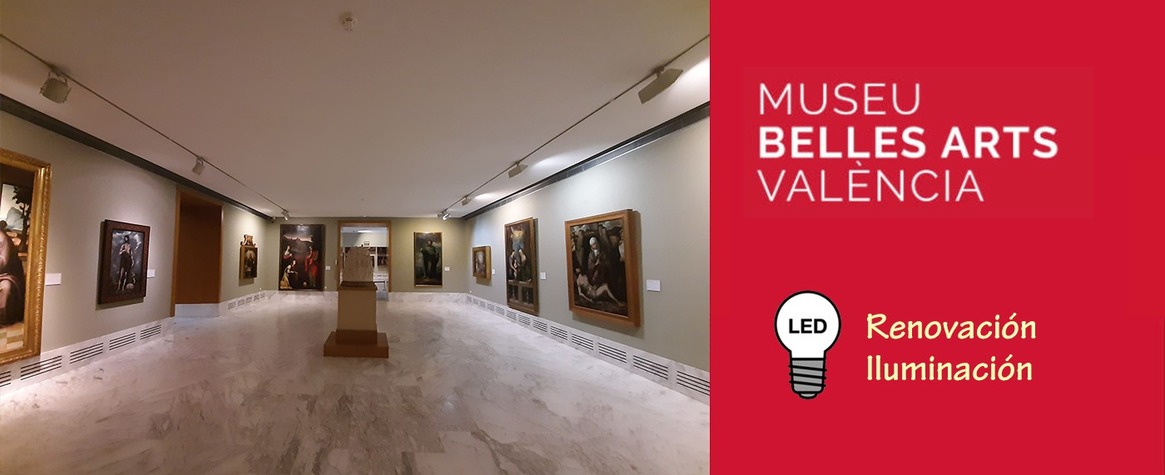 RENOVACIÓN ILUMINACIÓN SALAS COLECCIÓN PERMANENTE MUSEO BELLAS ARTES VALENCIA