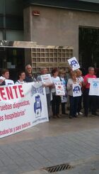 Protesta de la Plataforma en Conselleria