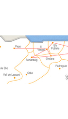 CONNEXIÓ DE LES LOCALITATS DE LA MARINA ALTA AMB CARRILS BICI